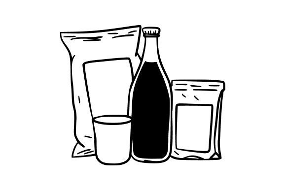 Cereal Box Outline: A Versatile Design Asset for Creative Projects