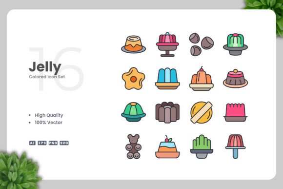 Jelly Colored Icons: A Versatile Design Solution for Modern Creatives