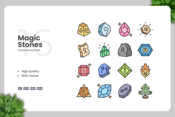 Magic Stones Colored Icons: A Strategic Design Tool for Modern Creatives