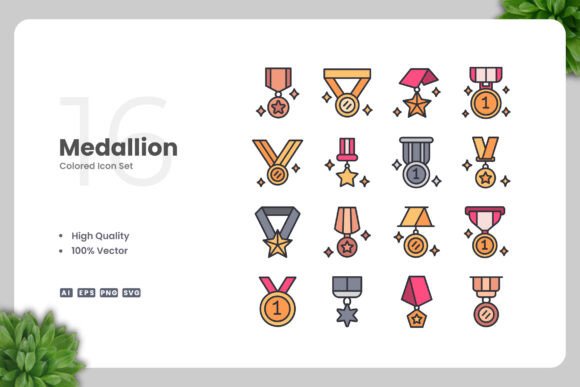 Medallion Colored Icons: A Strategic Design Tool for Modern Creatives