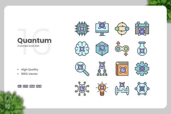 Quantum Colored Icons: A Versatile Design Solution for Modern Projects