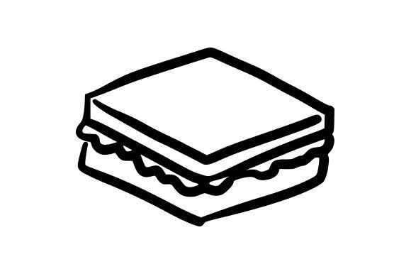 Sandwich Outline: A Versatile Design Asset for Creative Projects